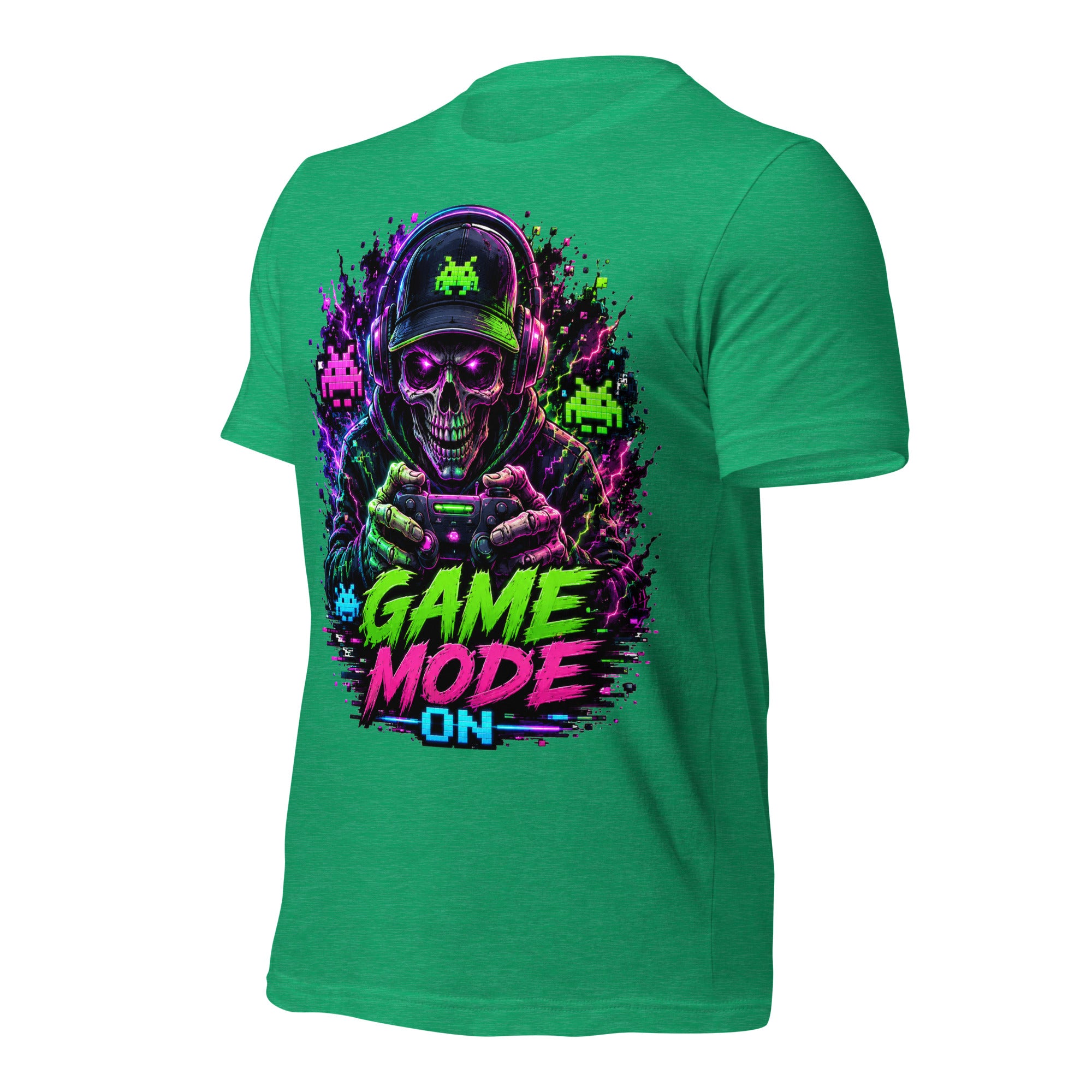 Game Mode On Gamer Shirt | Hardcore Gaming Skull Tee – Chaotic