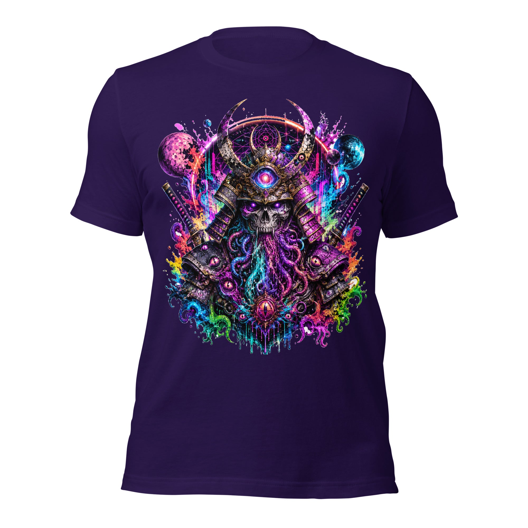 Cosmic Samurai Shirt | Eldritch Warrior Graphic Tee – Chaotic Evil