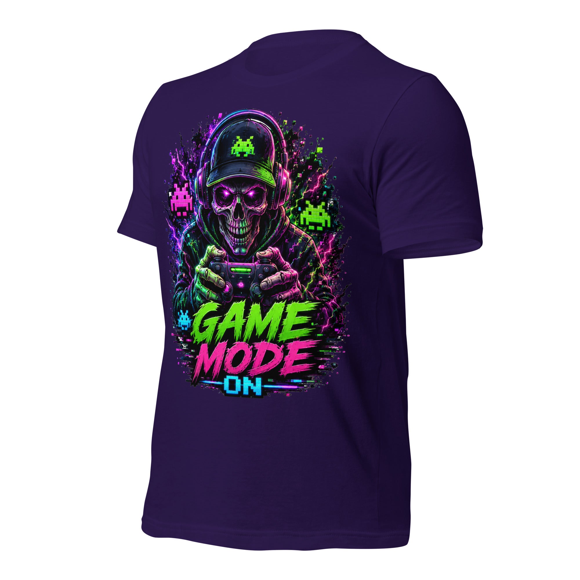 Game Mode On Gamer Shirt | Hardcore Gaming Skull Tee – Chaotic